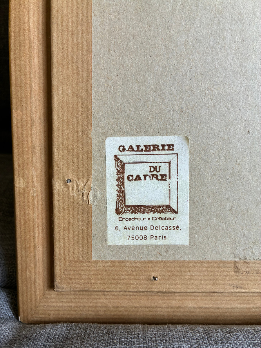 Black Ink, Brown Highlights On Paper. Marcel Gromaire 1951.-photo-4