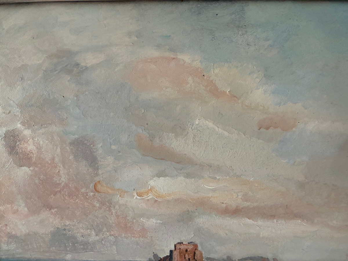 Edmond Céria. Saint Malo. Le port du petit Bé.-photo-3
