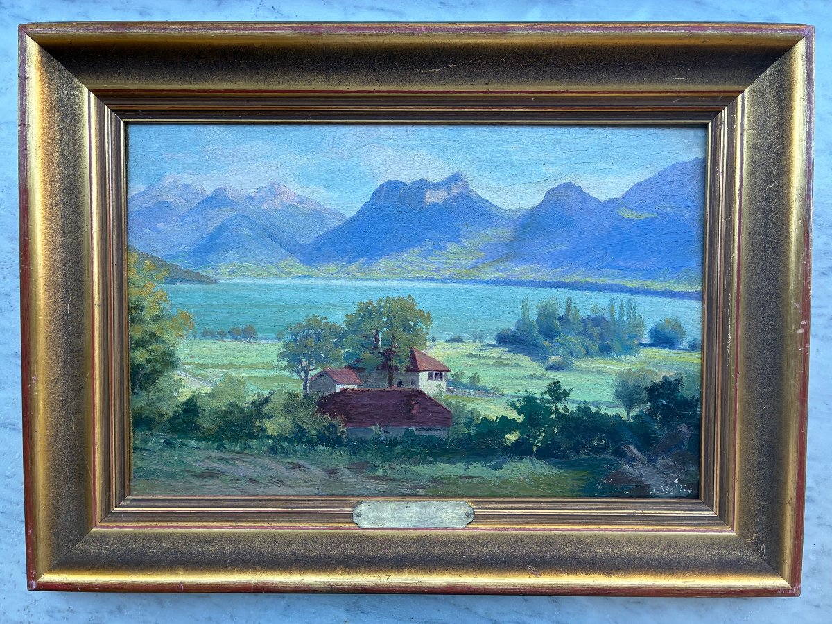 Lake Annecy By Jean Stellio.