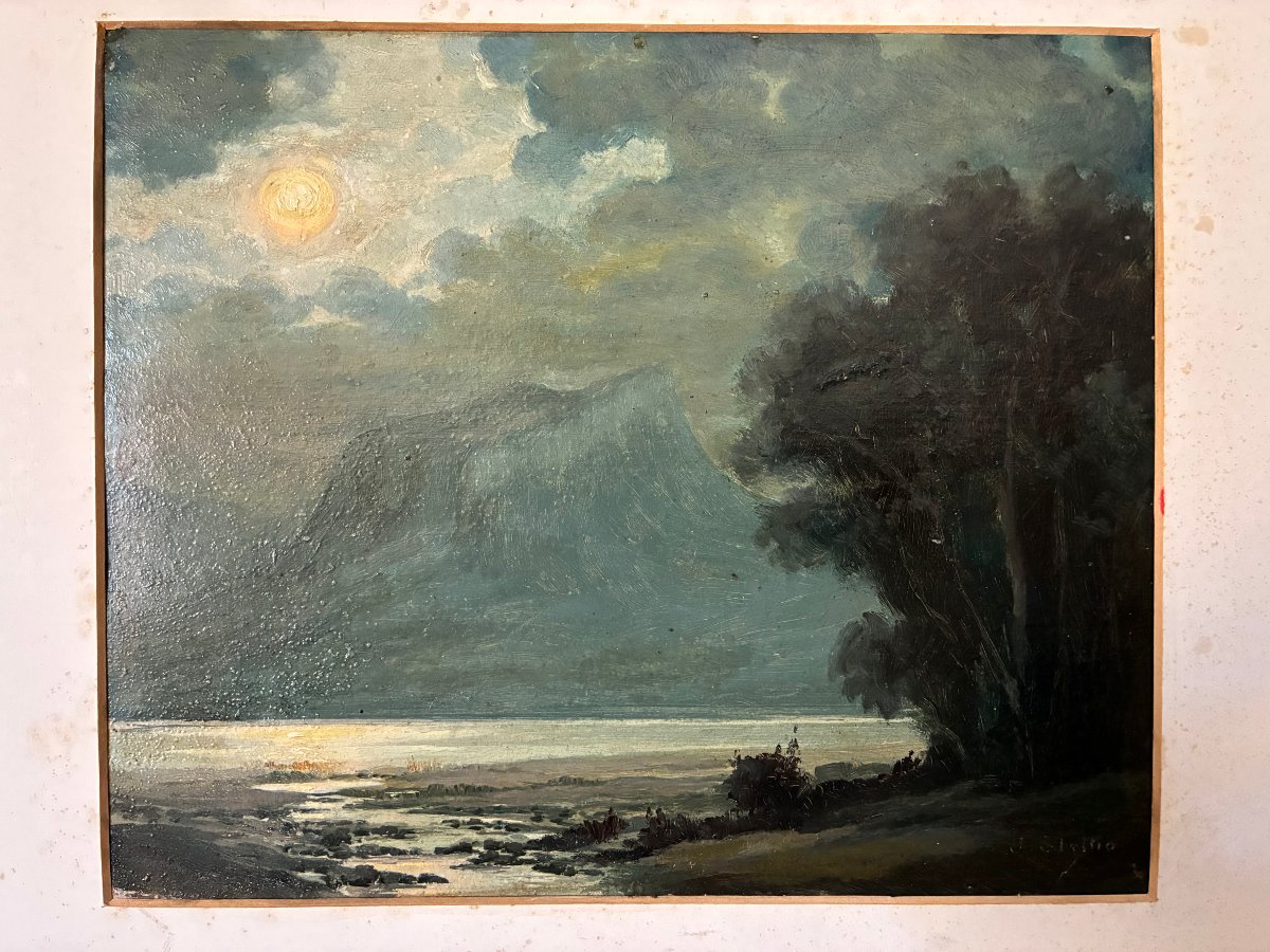 Clair de lune à Angon. Jean Stellio.-photo-1