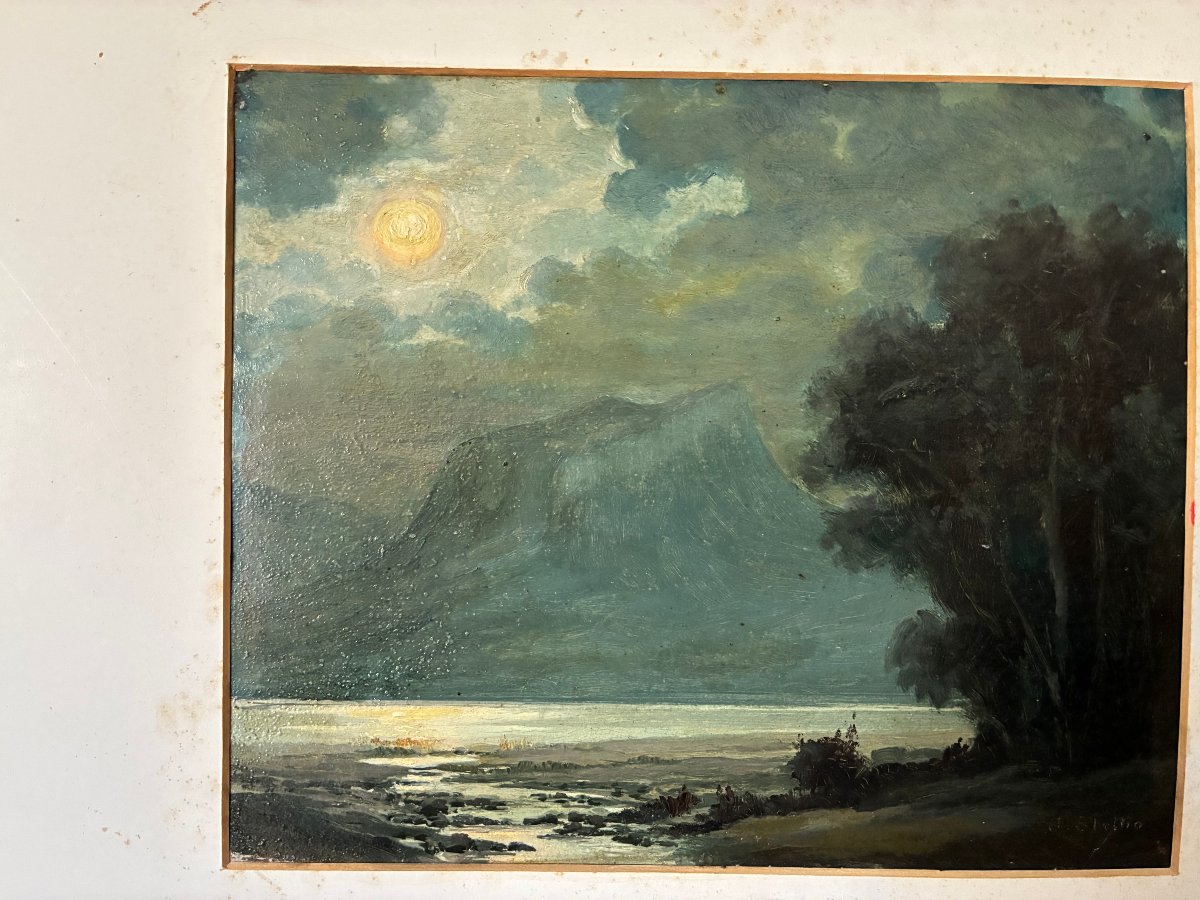 Clair de lune à Angon. Jean Stellio.-photo-2