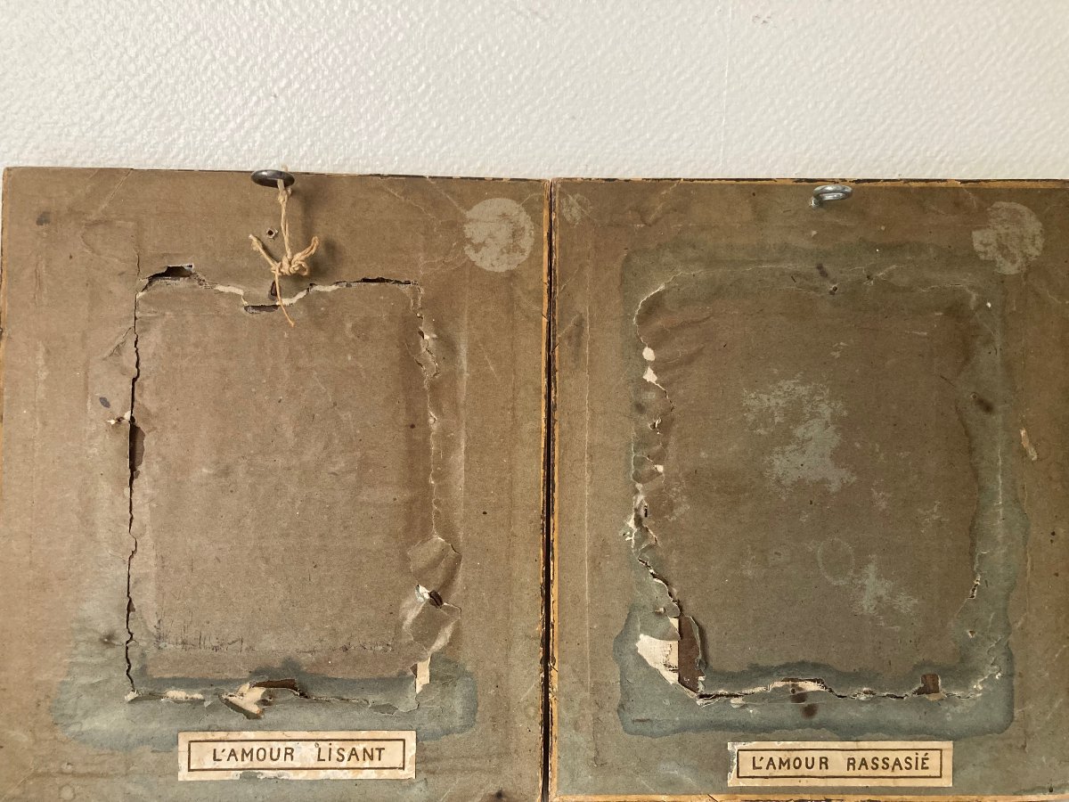 Two Small 18th-century Paintings. Associated With L.j.f. Lagrénée.-photo-2