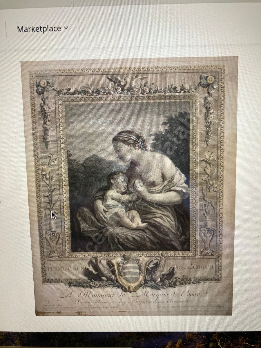 Two Small 18th-century Paintings. Associated With L.j.f. Lagrénée.-photo-3