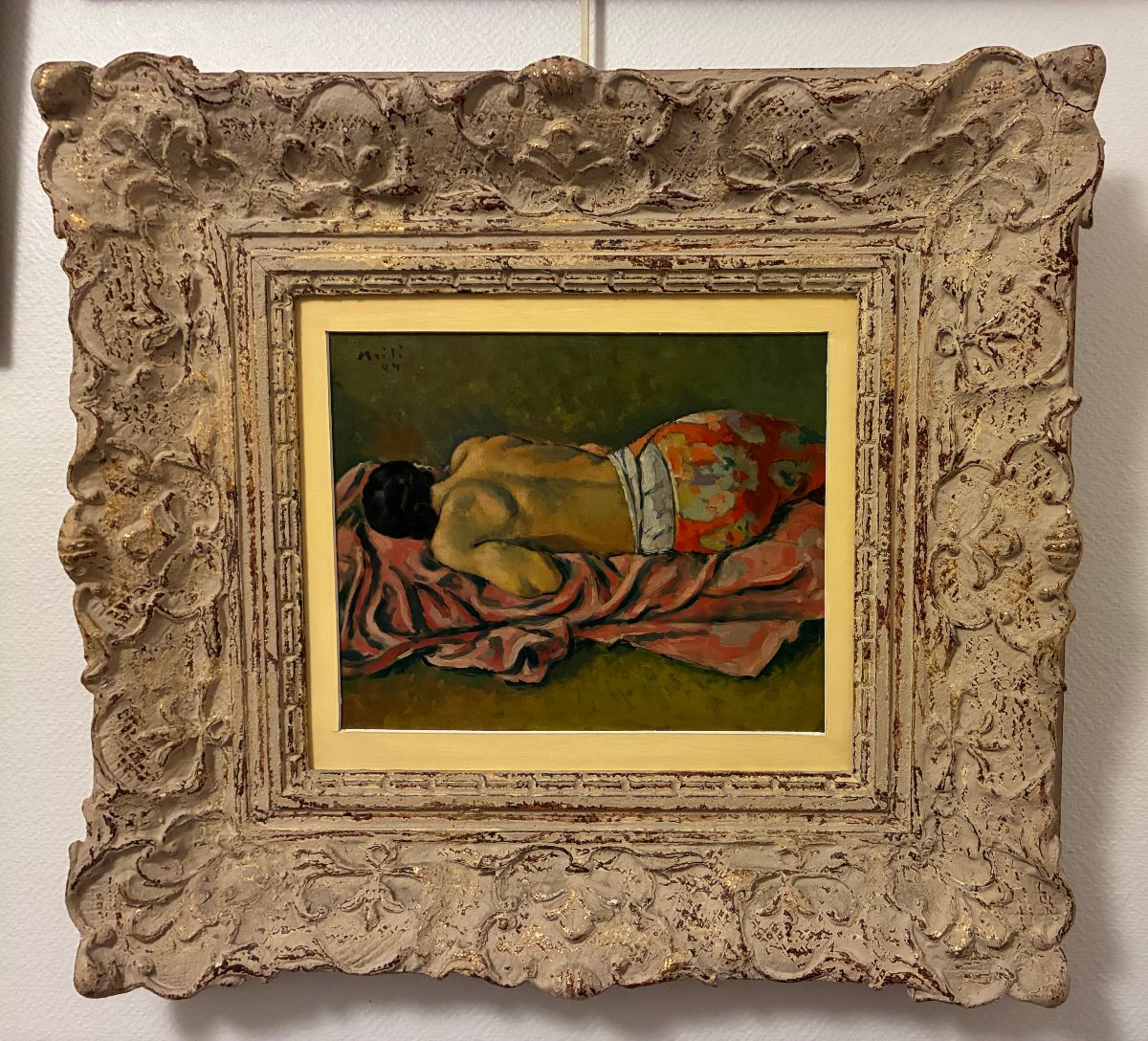 Woman Sleeping In A Meadow. Conrad Meili. (1895–1969).-photo-2