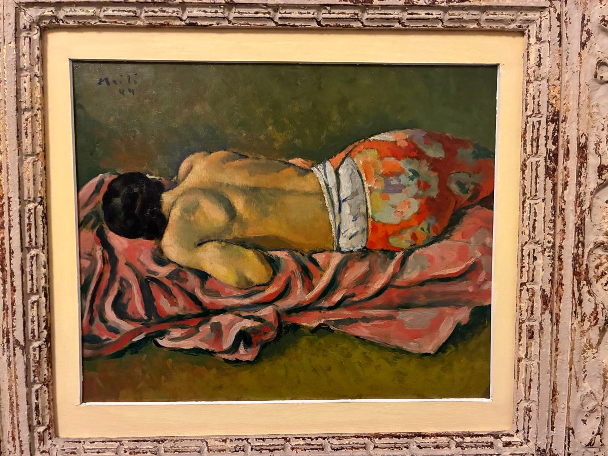 Woman Sleeping In A Meadow. Conrad Meili. (1895–1969).-photo-5