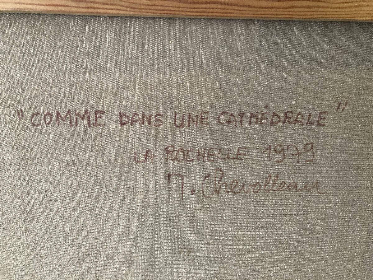 Grande Toile De Jean Chevolleau-photo-5