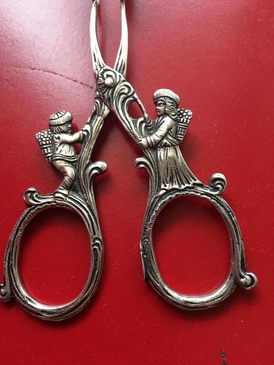 "sugar Tongs In German Sterling Silver"-photo-3