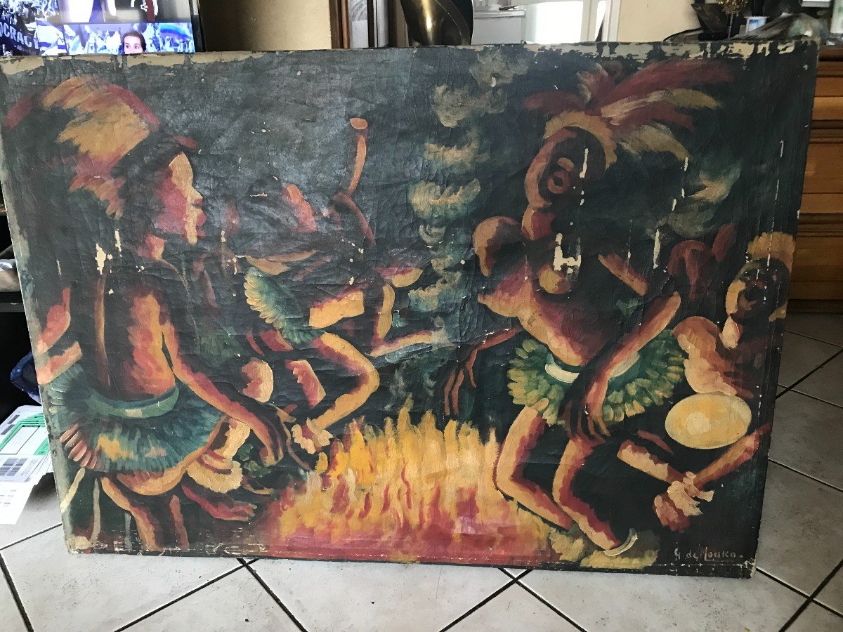 Gaspard De Mouko: Large Africanist Oil Around 1940