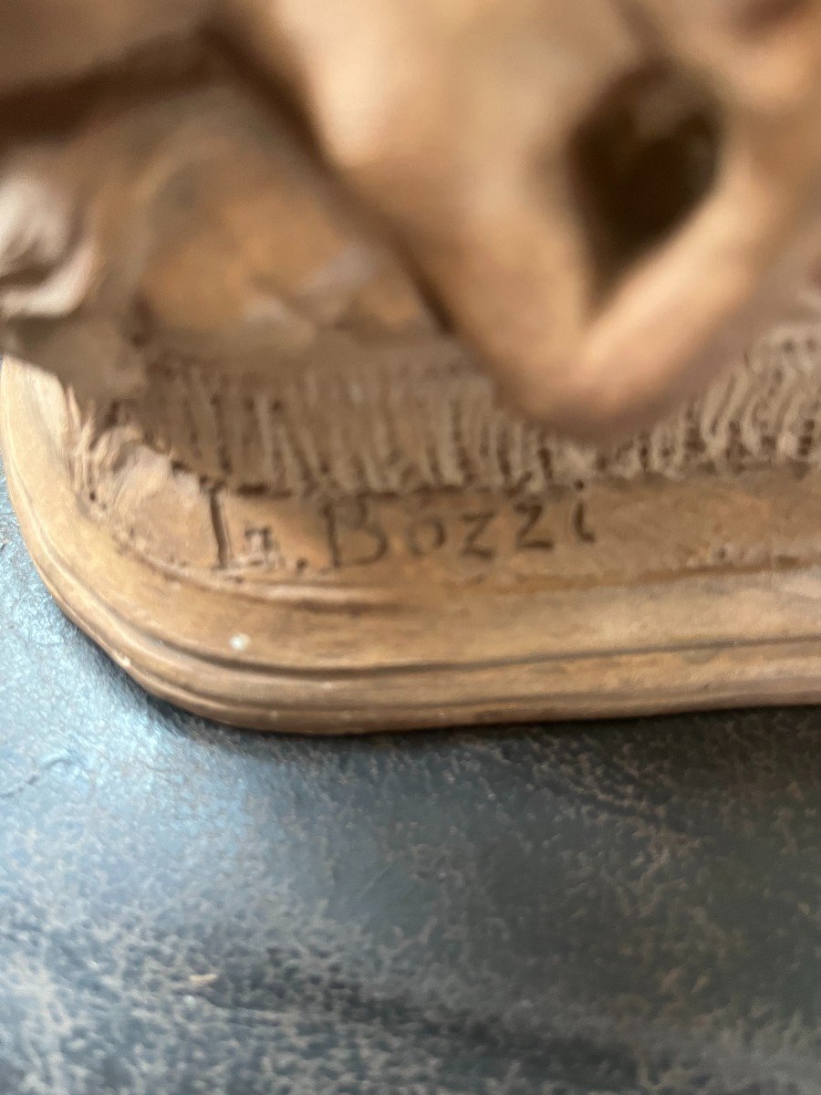 Rate Original Erotic Terracotta "lesbians" By Lorenzo Bozzi (1864-?) -photo-4