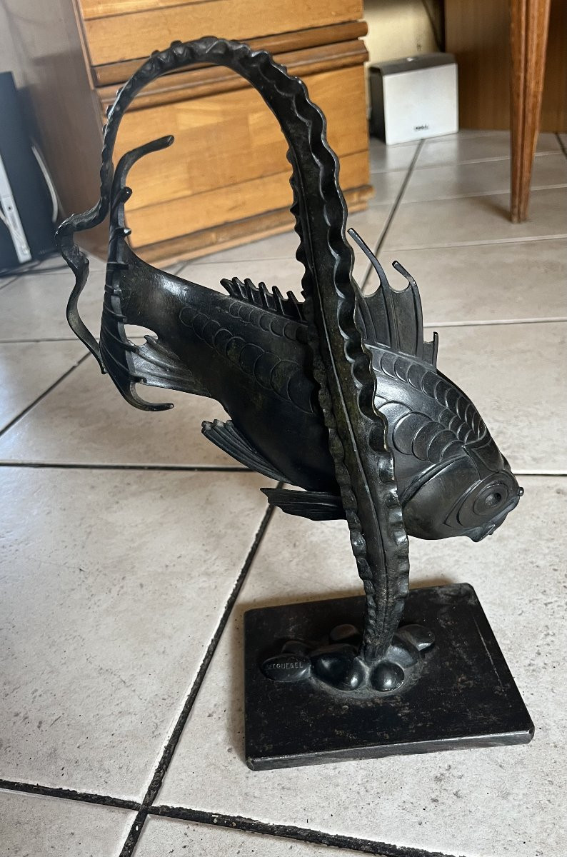 André Vincent BECQUEREL (1893-1981) : RARE Bronze SUSSE fondeur-photo-1