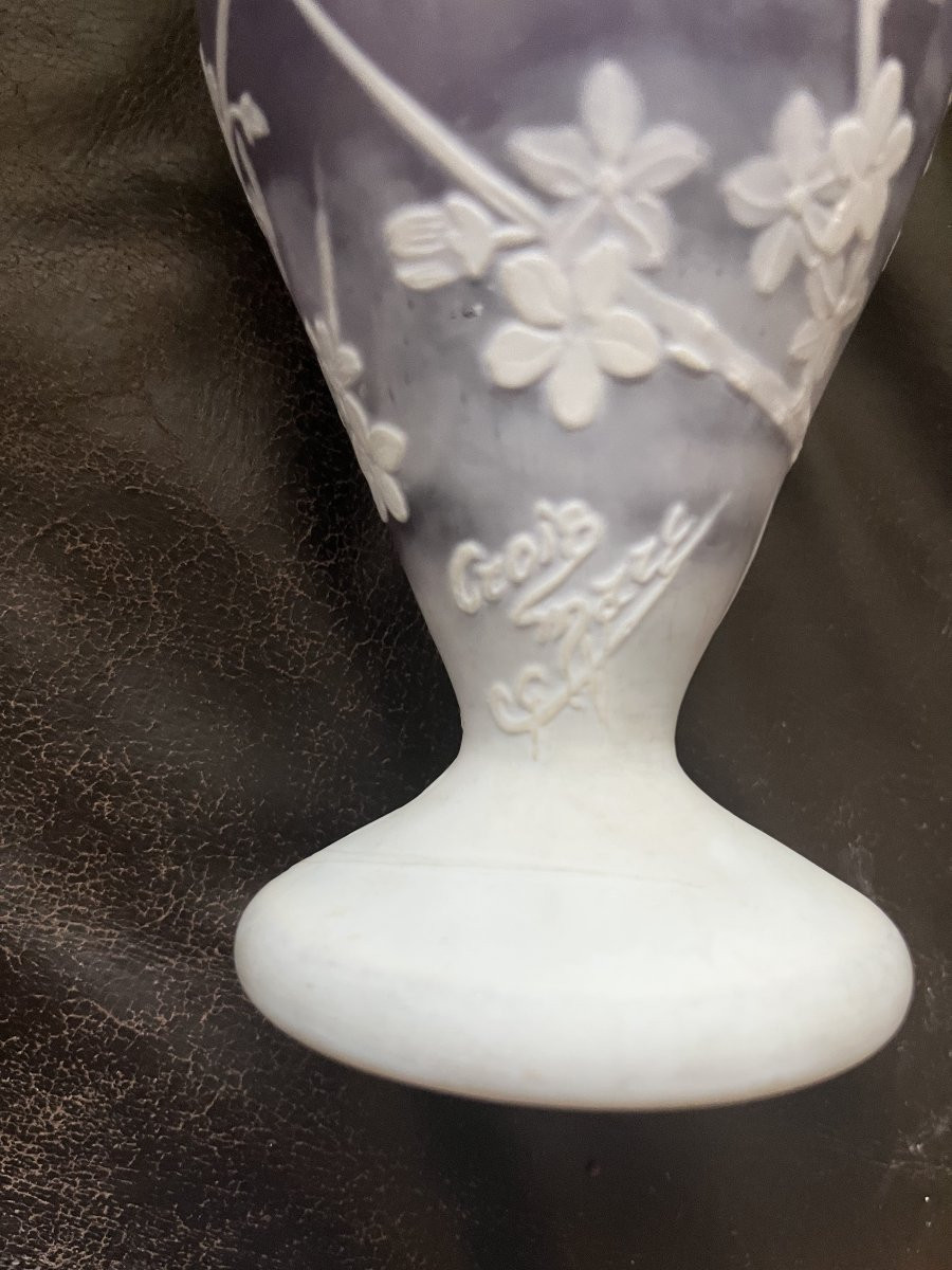 BEAU et rare vase poétique MULLER CROISMARE-photo-4