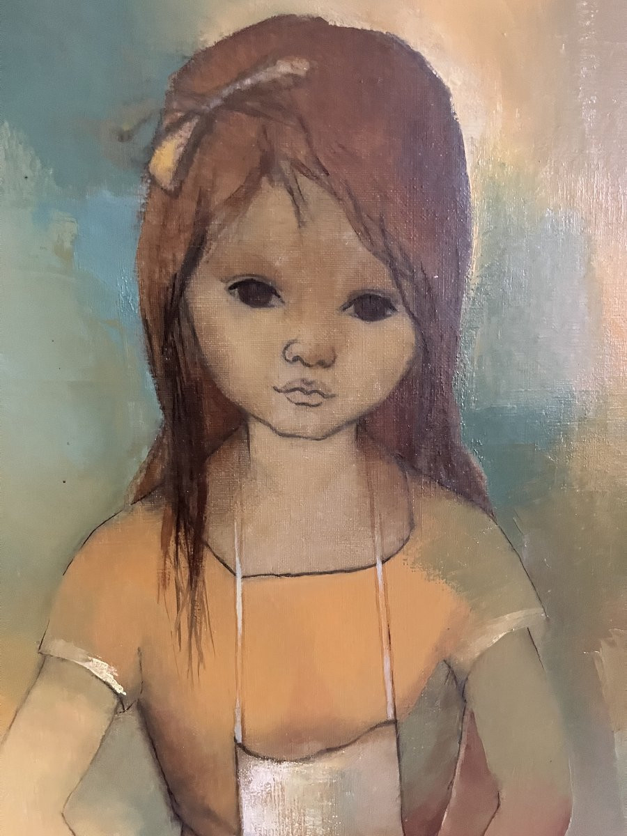 Guy SÉRADOUR (1922-2007): "Catherine" huile sur toile -photo-2