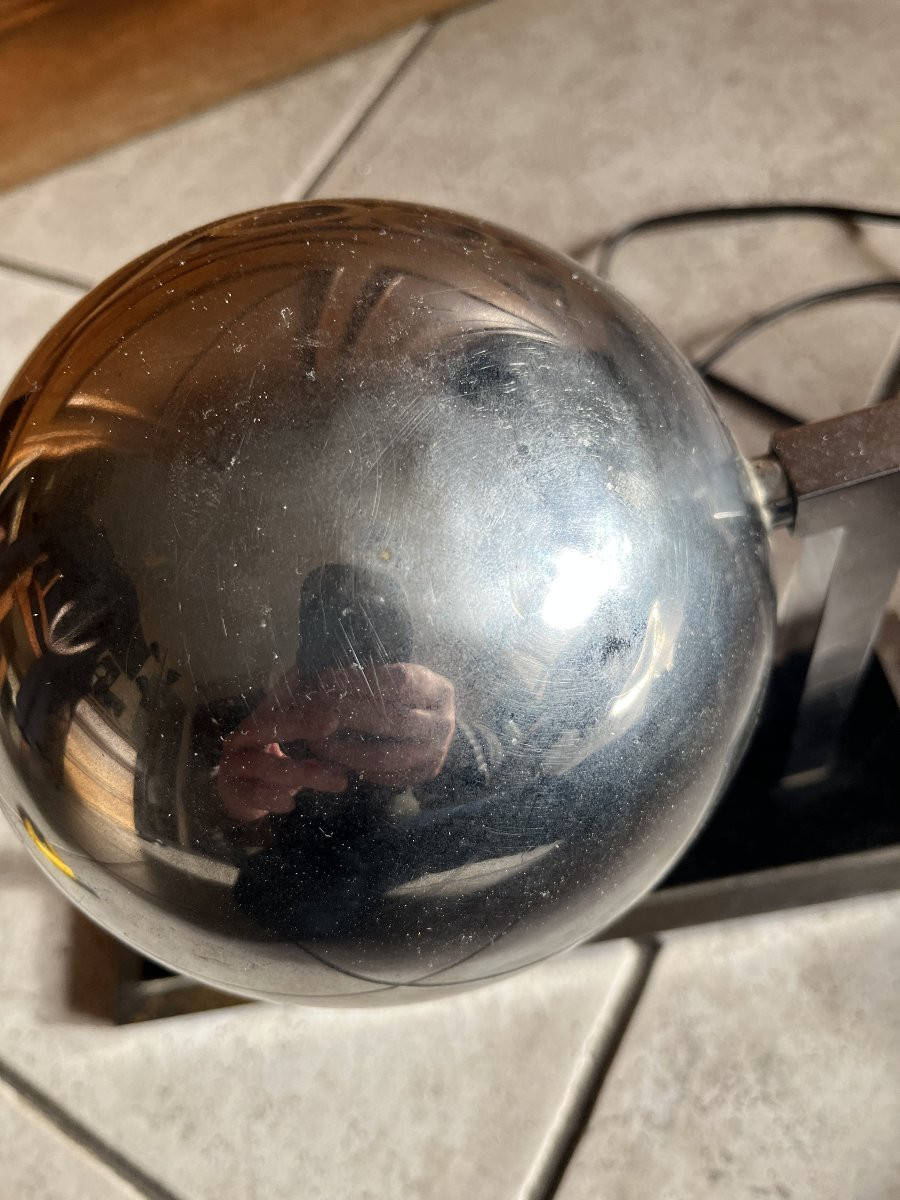 Rare Modernist Adnet Lamp 1930 Art Deco-photo-1