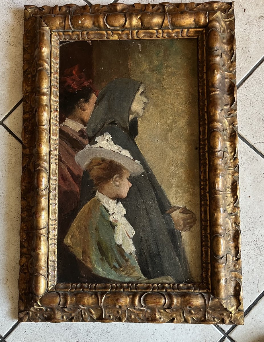 François-bruno Doussiet: "the Three Ages Of Life". His Symbolist Masterpiece.-photo-2