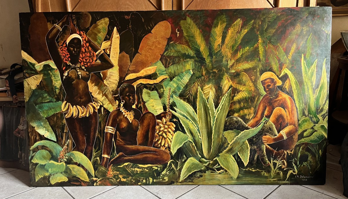 Art mural de paysage marin, art sur toile nature, décor mural au