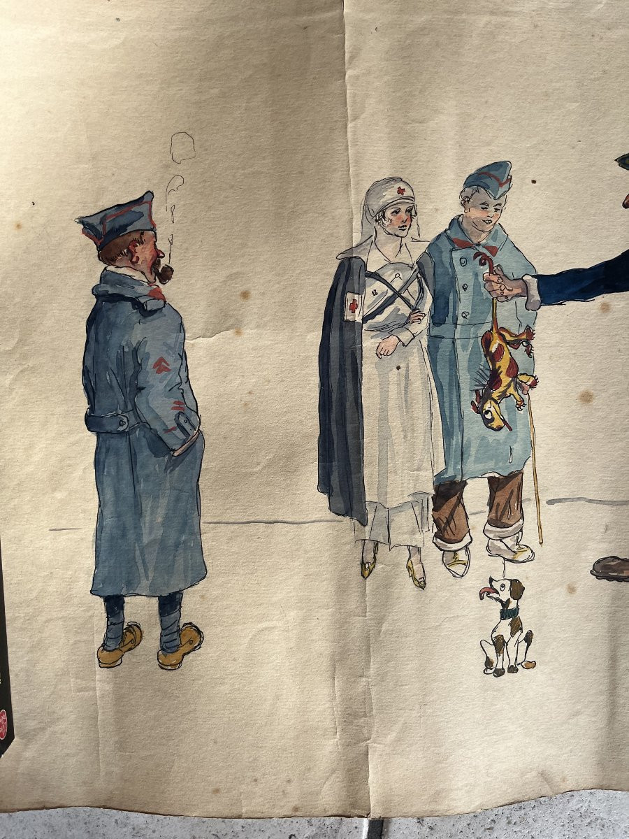 Pierre Louÿs: 2 Rare Drawings -photo-2