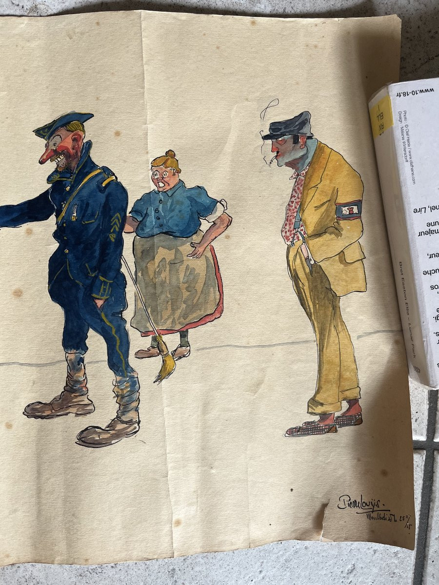 Pierre Louÿs: 2 Rare Drawings -photo-4