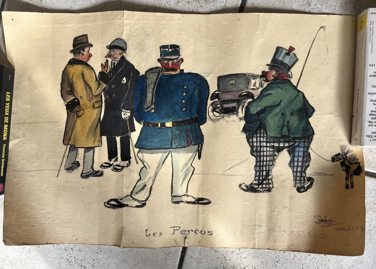 Pierre Louÿs: 2 Rare Drawings -photo-2