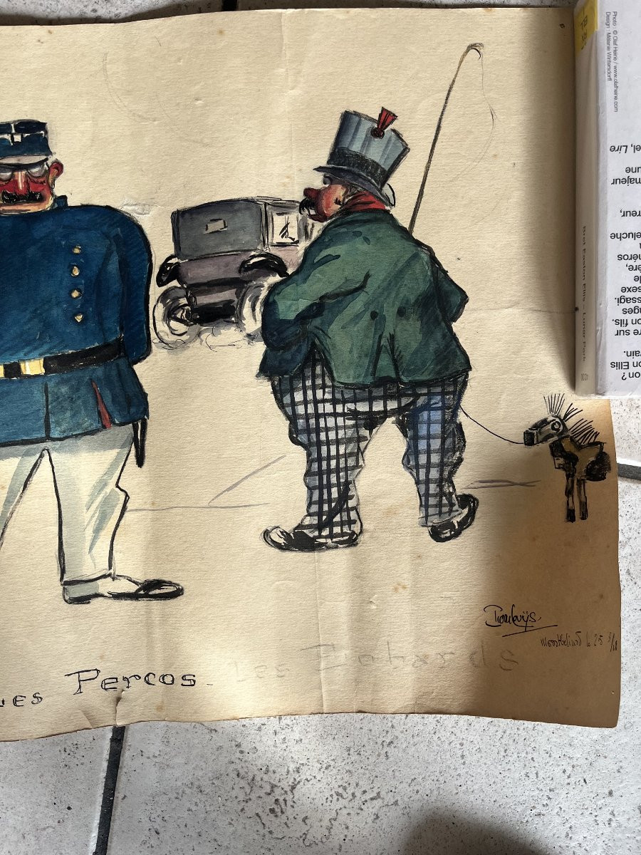 Pierre Louÿs: 2 Rare Drawings -photo-4