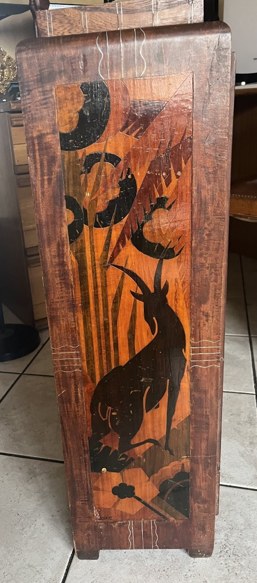 Stool Attributed To The Matine And Paul Poiret Workshop, Signed-photo-4