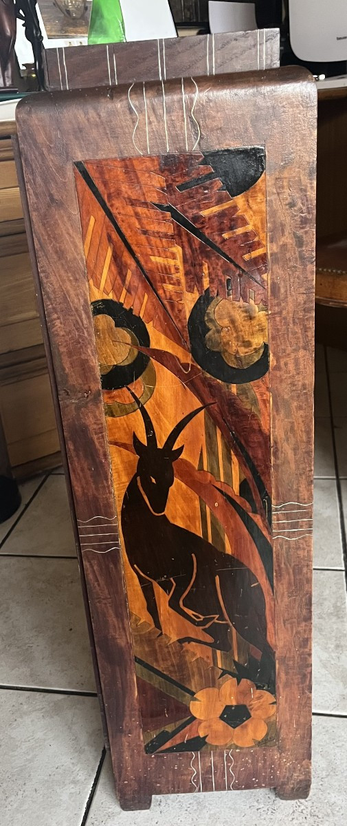 Stool Attributed To The Matine And Paul Poiret Workshop, Signed