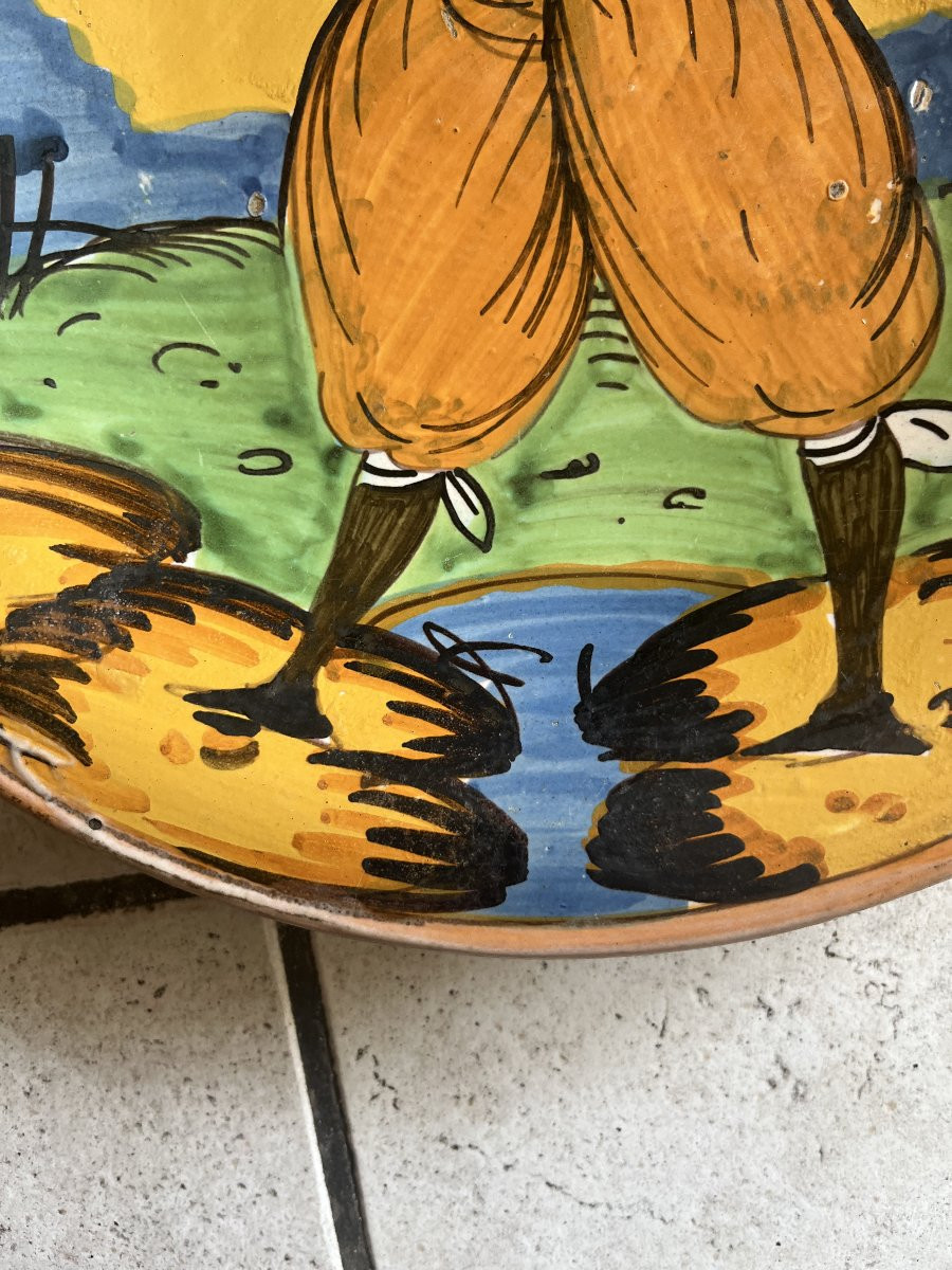 Beau plat de MONTELUPO vers 1650         2-photo-3