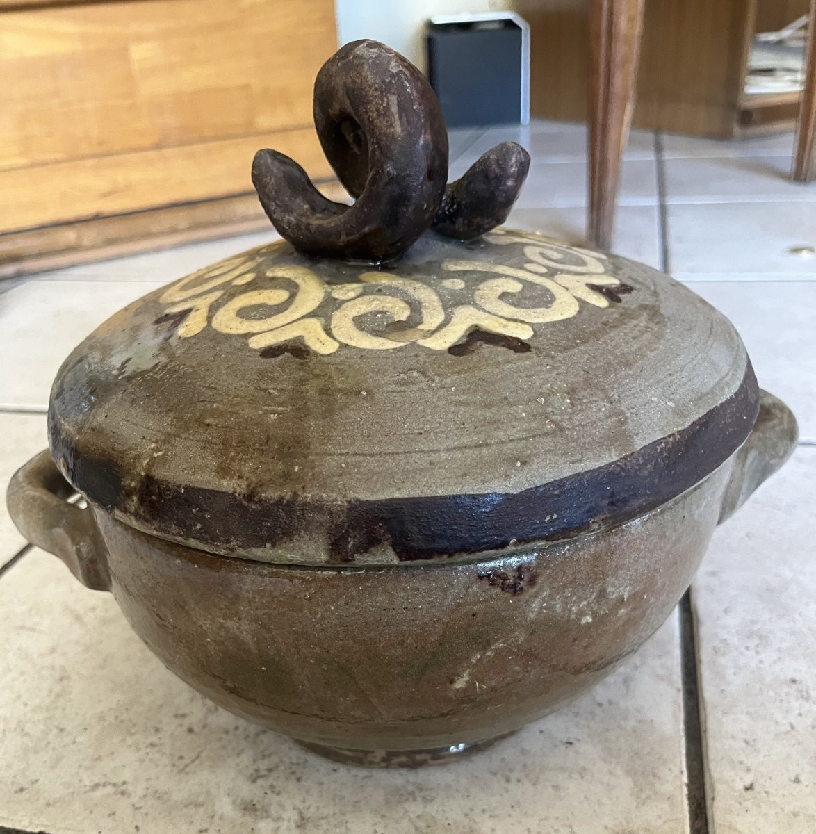Claude Famechon (1944-2015) / Michel Carlin (b. 1935) Moly Sabatta Soup Tureen-photo-2