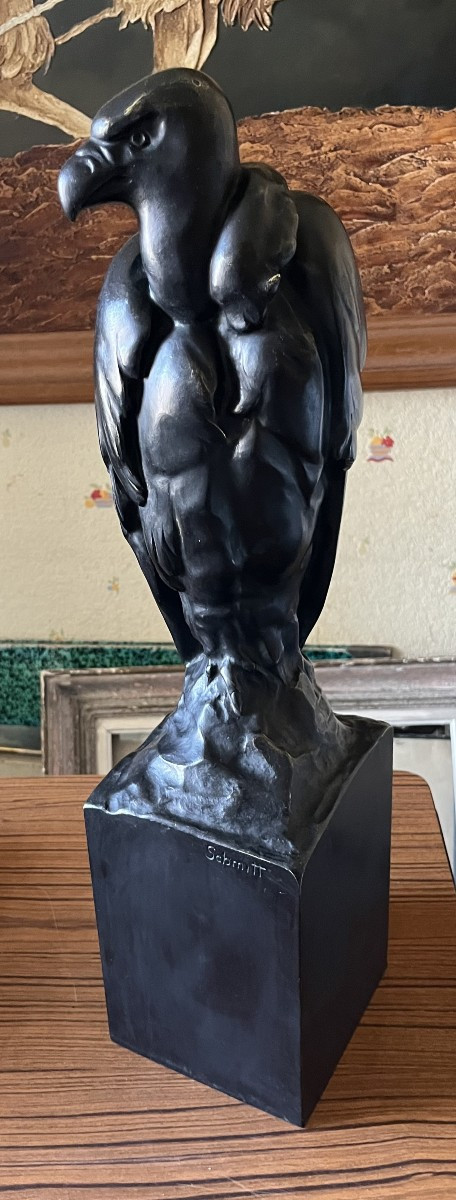 Large Art Deco 1930 Bronze 