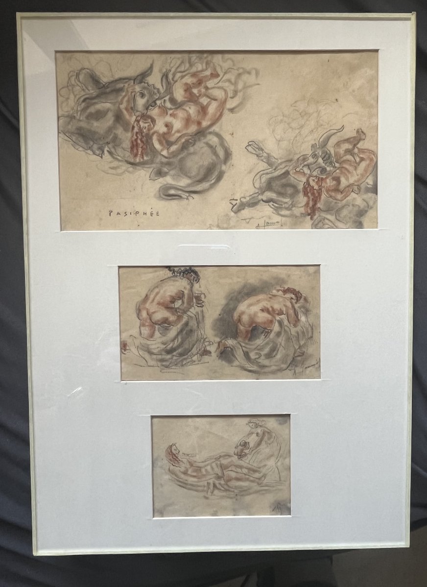 Alfred Auguste Janniot (1889-1969): 3 Drawings