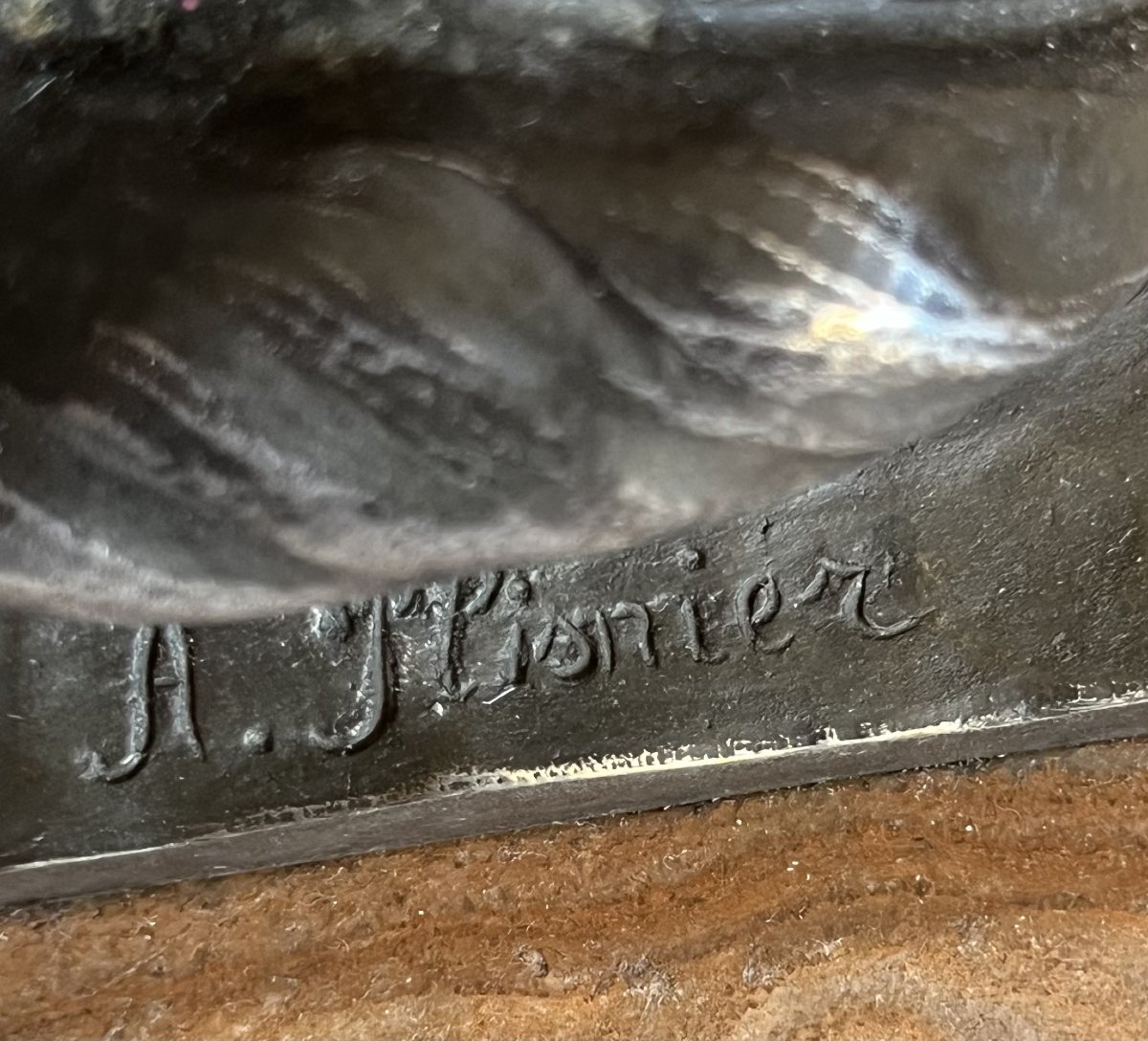 Adolare Plisnier (1895-1985) Bronze -photo-4