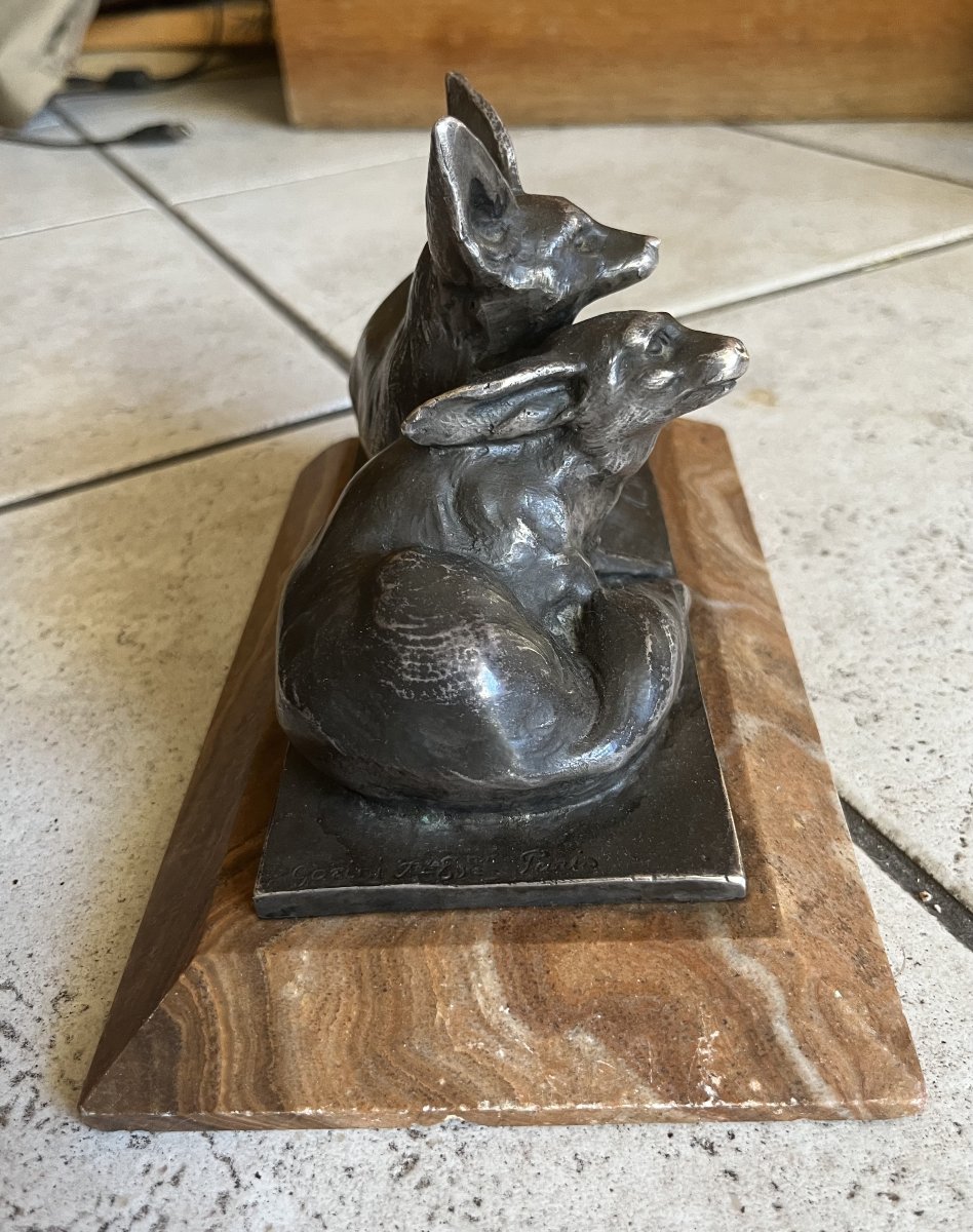 Adolare Plisnier (1895-1985) Bronze -photo-1