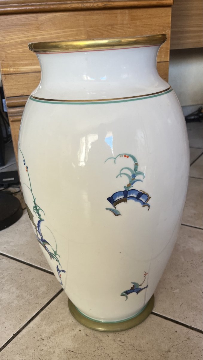 Grand vase porcelaine art deco  LANGENTHAL RENFER-photo-1