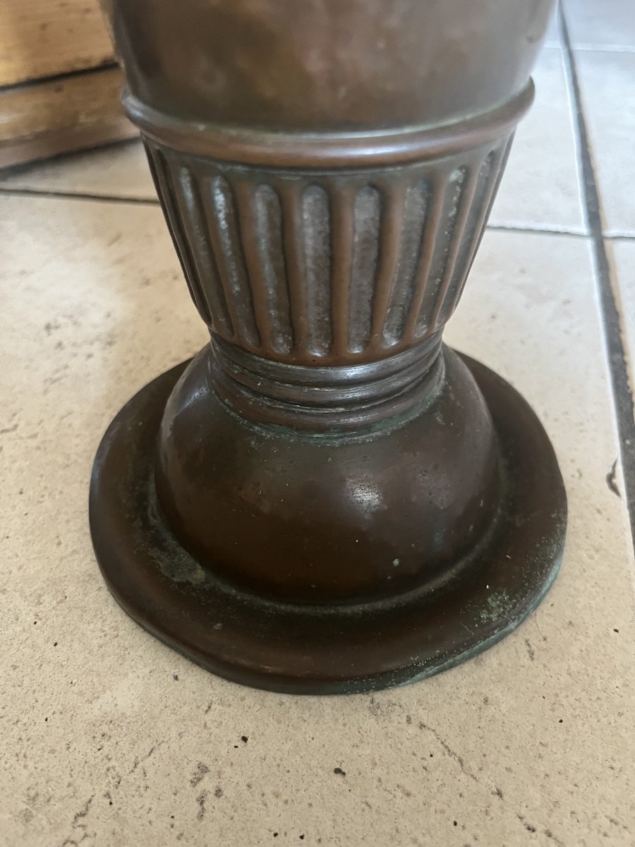 A Very Large Art Deco Brass Piece From 1930. A One-of-a-kind Piece-photo-6