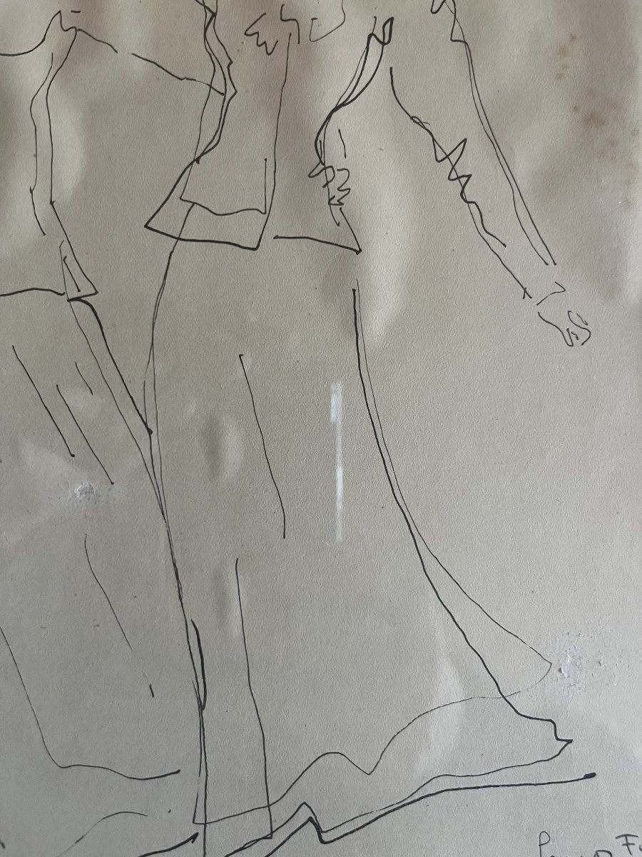 Leonor Fini (1907–1996): Original Drawing-photo-3