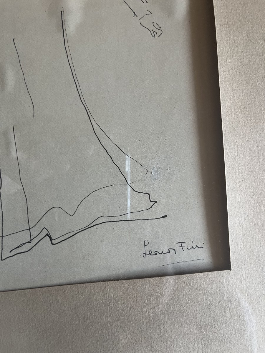 Leonor Fini (1907–1996): Original Drawing-photo-4