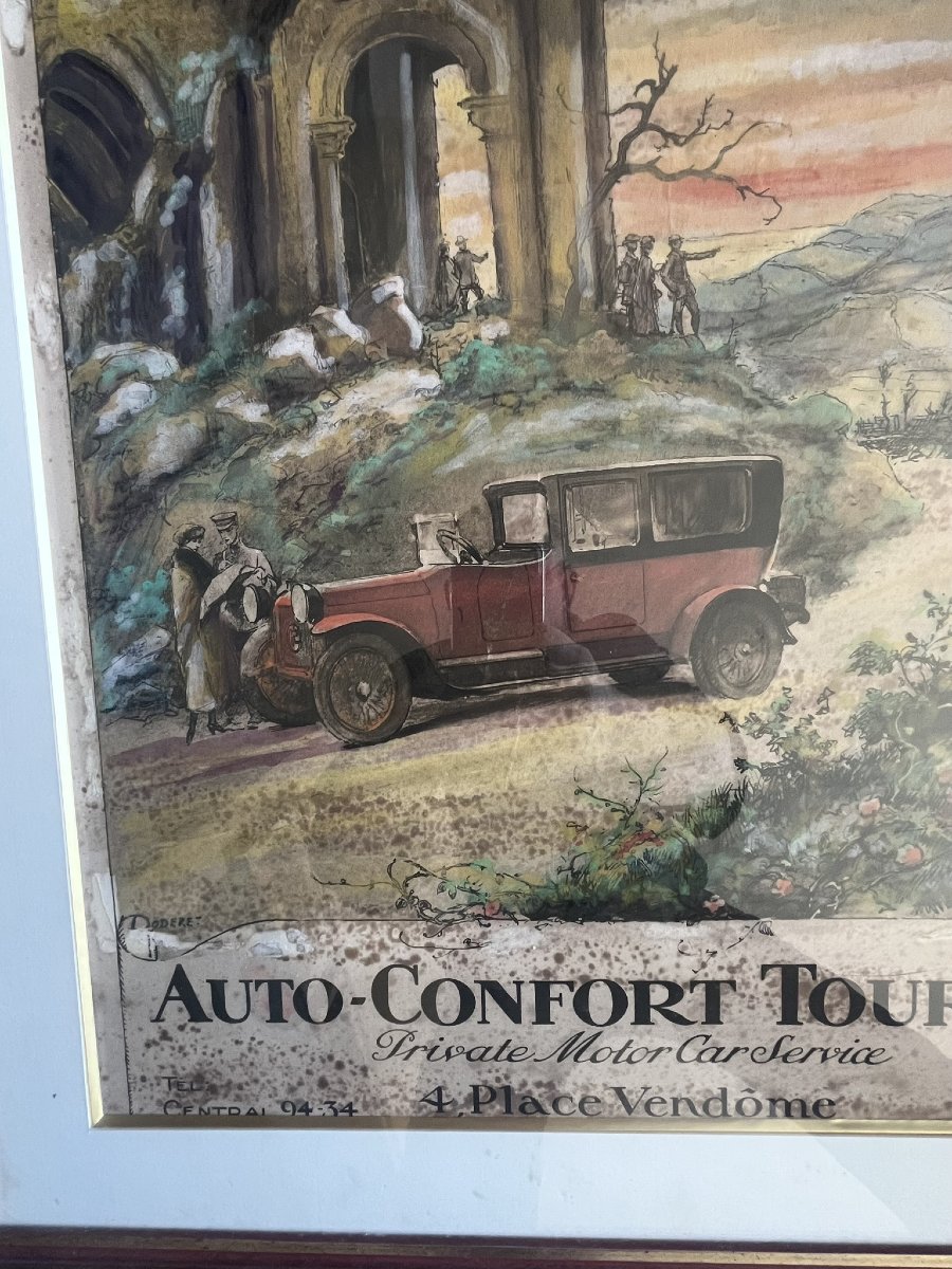 Rare Poster From Around 1920. Automobilia-photo-3