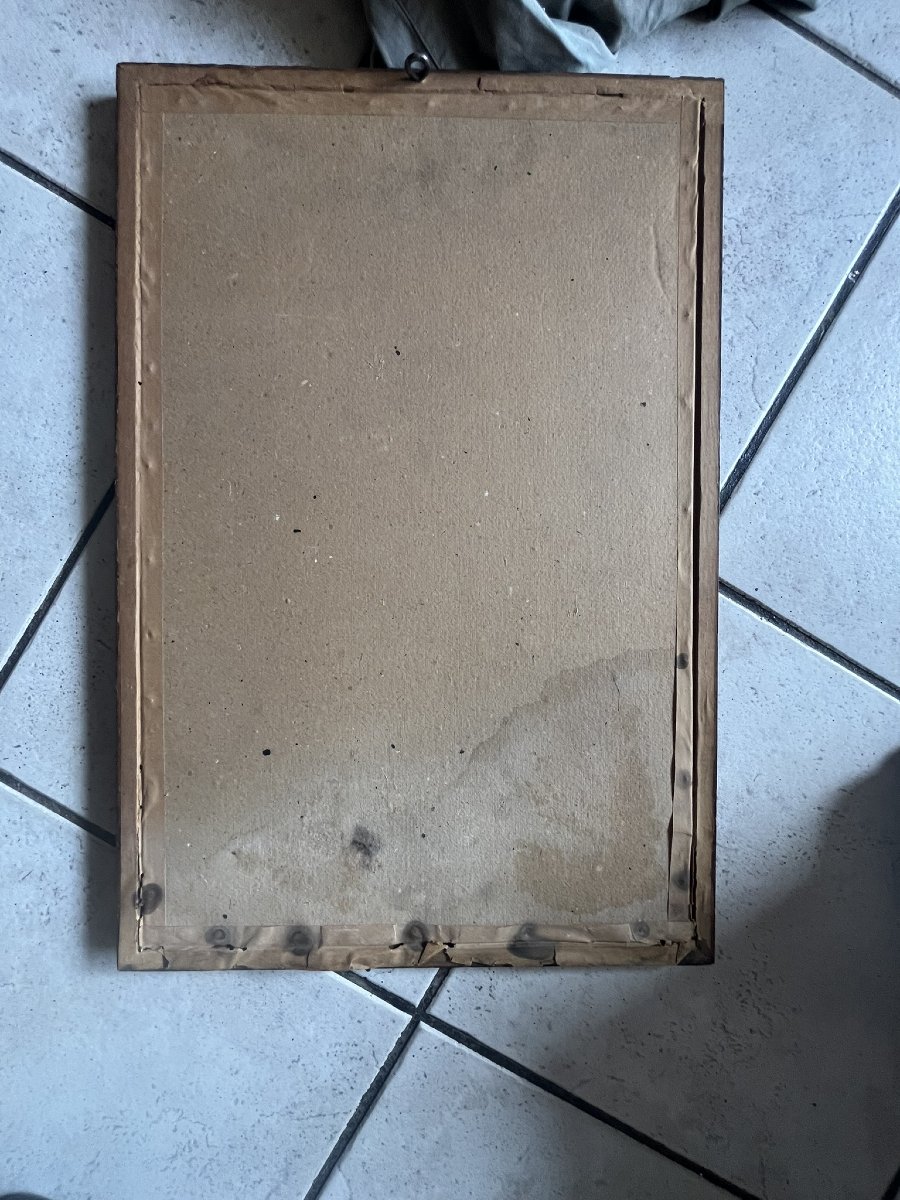 2 Gouaches " bretons " 1930 art deco signées bretagne-photo-1