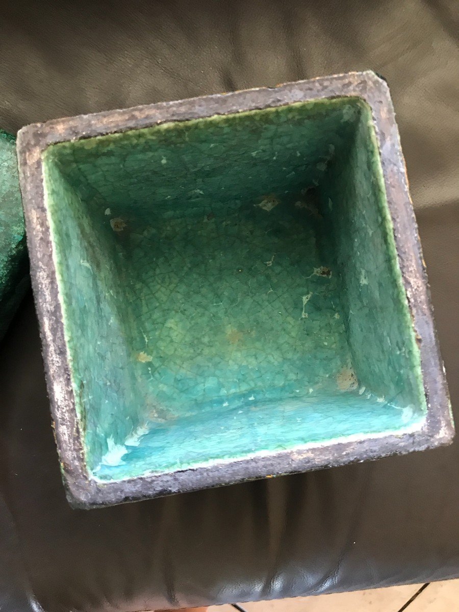 Hans Hedberg (1917-2007) Swedish Ceramist. Single Ceramic Box-photo-3