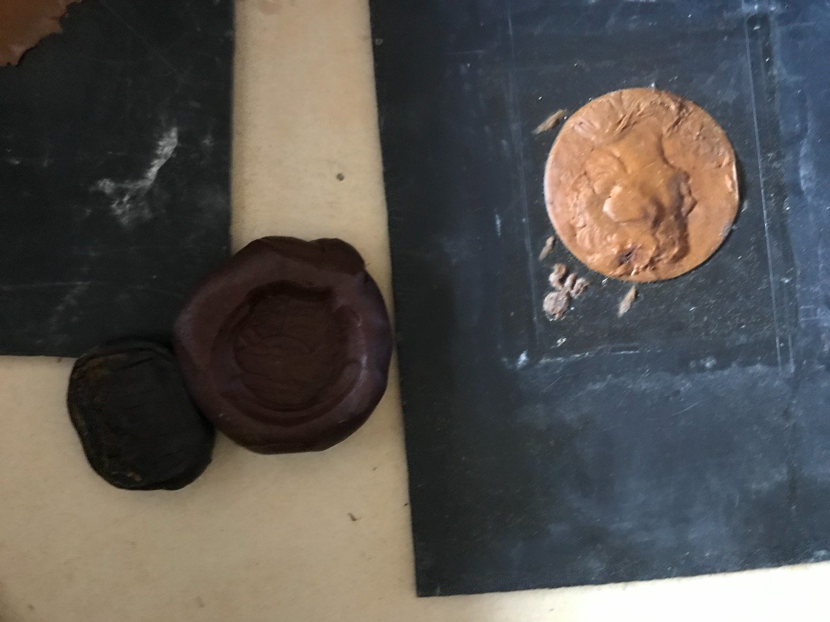 Set Of Original Waxes Around 1900-photo-5