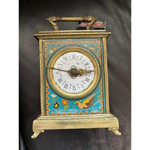 Rare Japy Clock? Painted Decor Not Screen Printed
