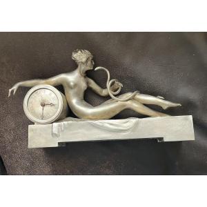 Beau bronze pendule 1930 ARY BITTER