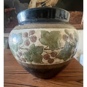 Rare Auguste Delaherche Planters, Circa 1900