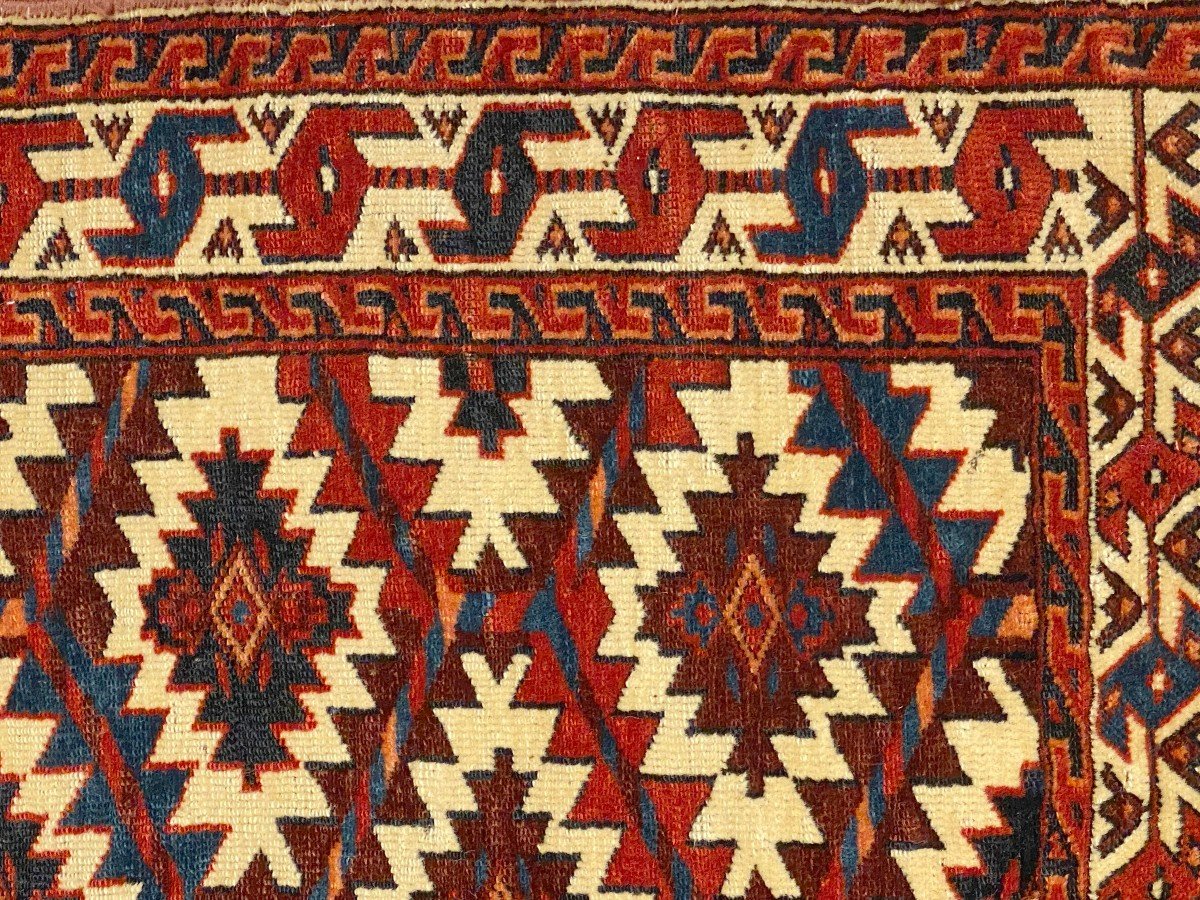 Asmalik Carpet Central Asia Circa 1880-photo-2