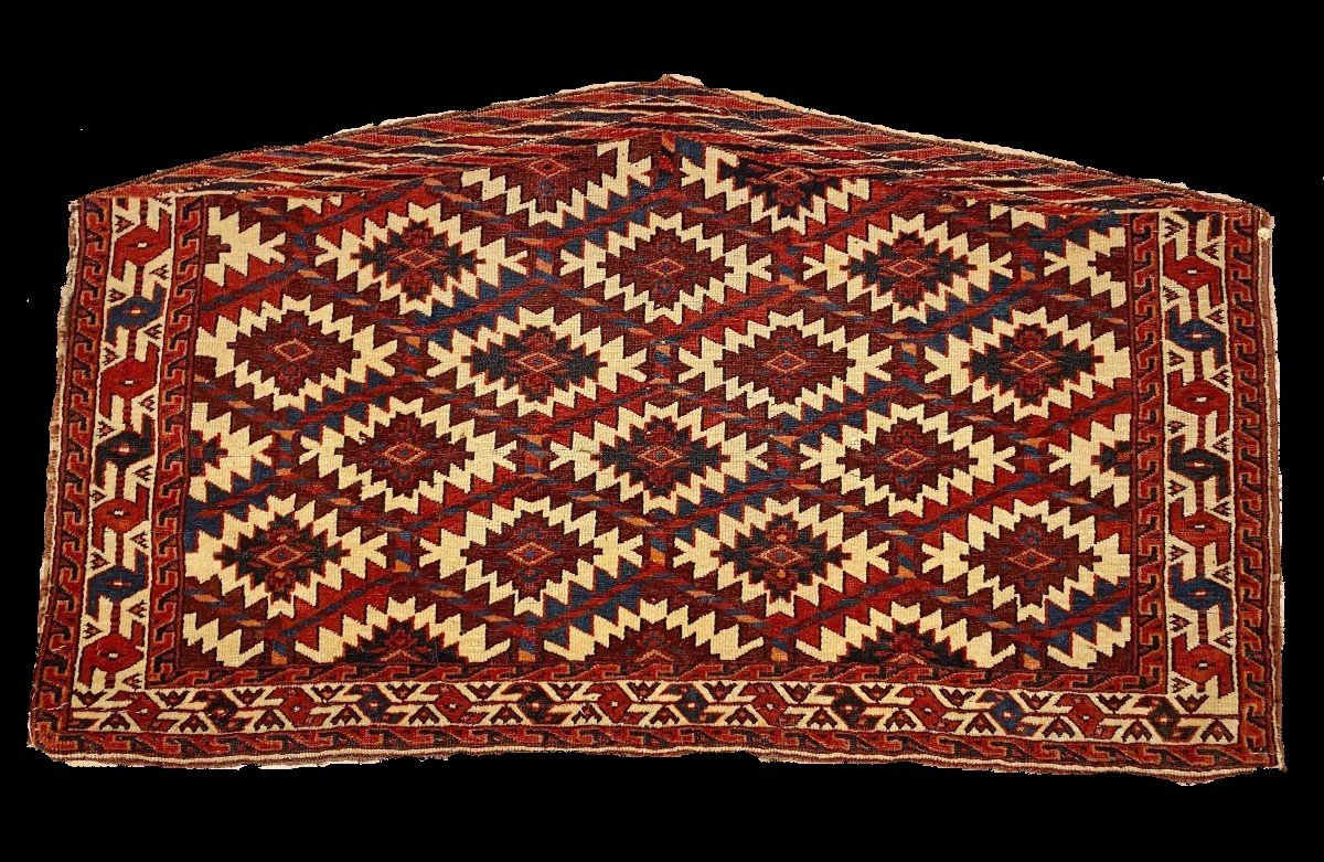 Asmalik Carpet Central Asia Circa 1880