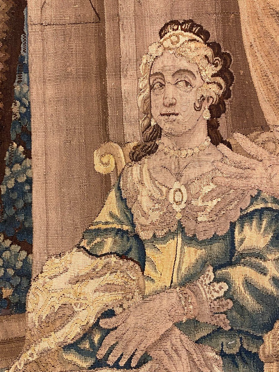 Tapisserie Flandres d'époque Louis XIV-photo-1