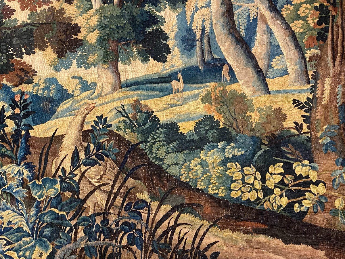Tapisserie Atelier De Paris Verdure Epoque Louis XIV-photo-8
