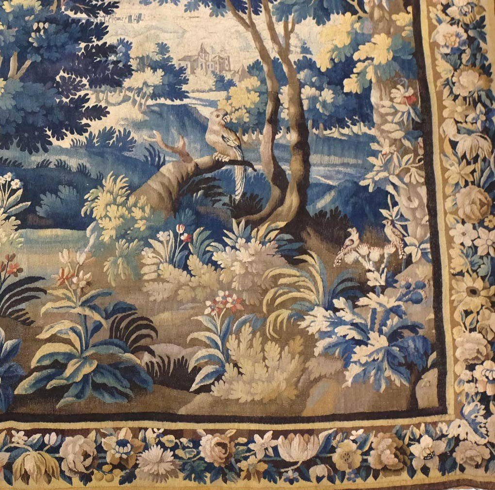 Proantic Tapisserie Aubusson Verdure XVIII