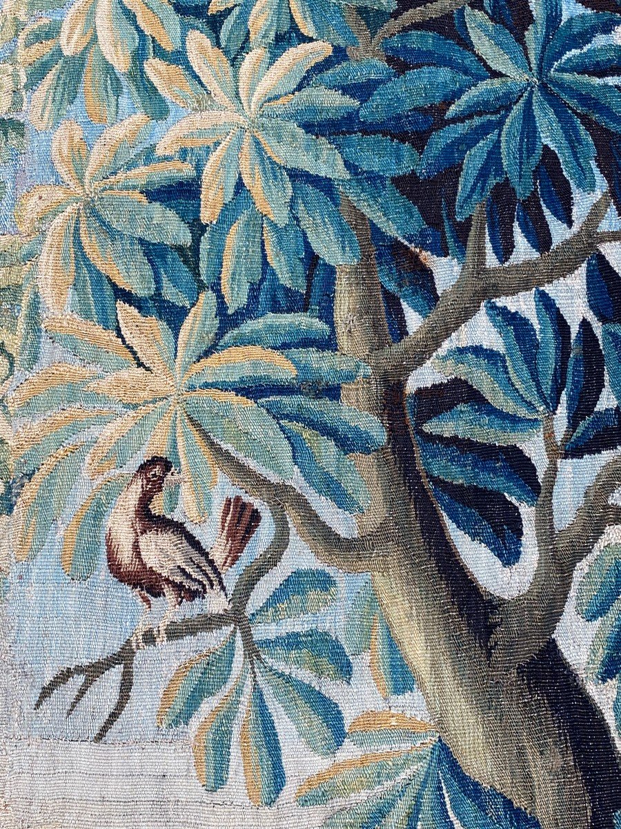 Aubusson Greenery Tapestry Around 1750-photo-6