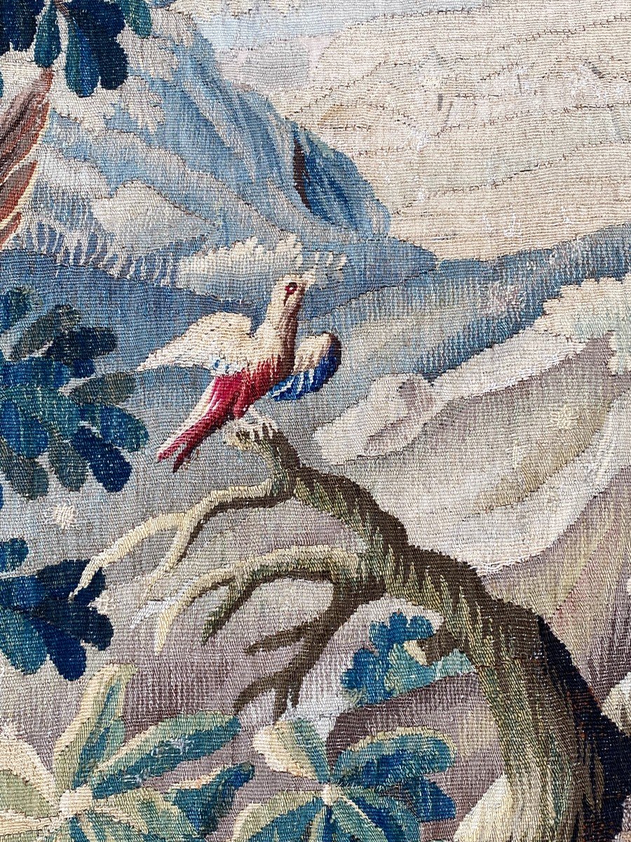 Aubusson Greenery Tapestry Around 1750-photo-7