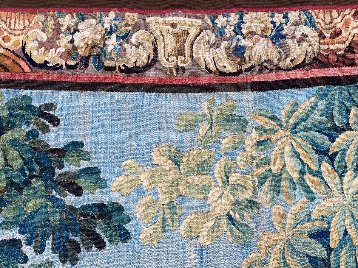 Aubusson Greenery Tapestry Around 1750-photo-8